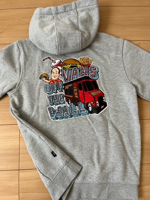 VANS★BOYS パーカージャケット Hamburgerプリント拍卖