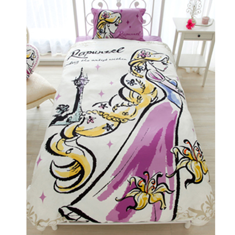☆ ラプンツェル 布団カバー 3点セット シングル おしゃれ 通販 可愛い キャラクター ふとんカバー 大人 かわいい ディズニー Disney プリ拍卖