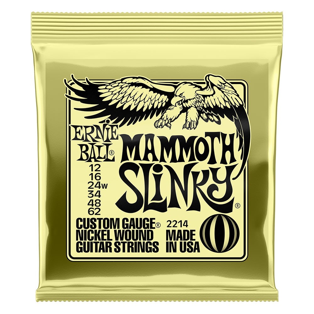 アーニーボール ERNIE BALL 2214 Mammoth Slinky 12-62 エレキギター弦拍卖
