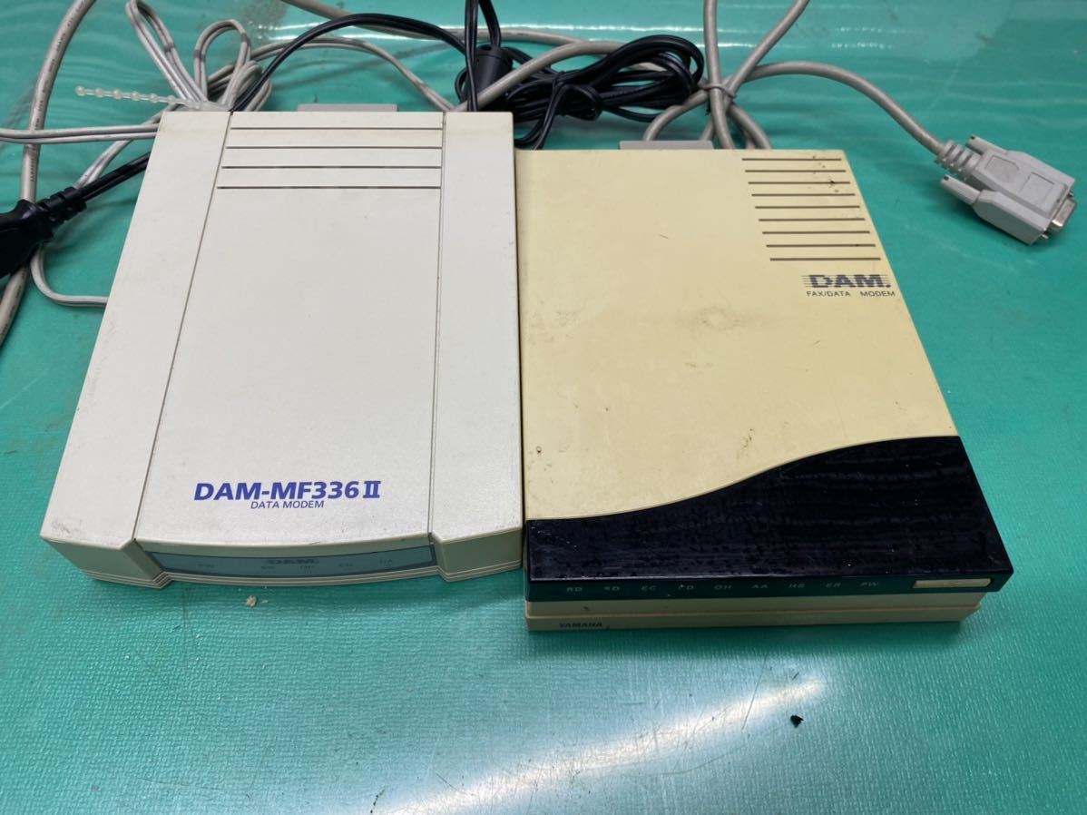 (1699) 第一興商 モデム DAM-MF336II YAMAHA DAM-ME288 まとめて2点 ジャンク拍卖
