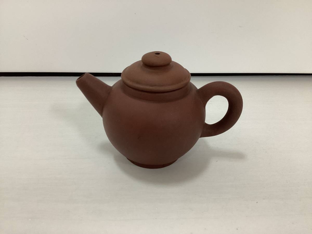 ミニ急須 孟臣 中国古玩 煎茶道具 在銘 朱泥 茶器 C248拍卖