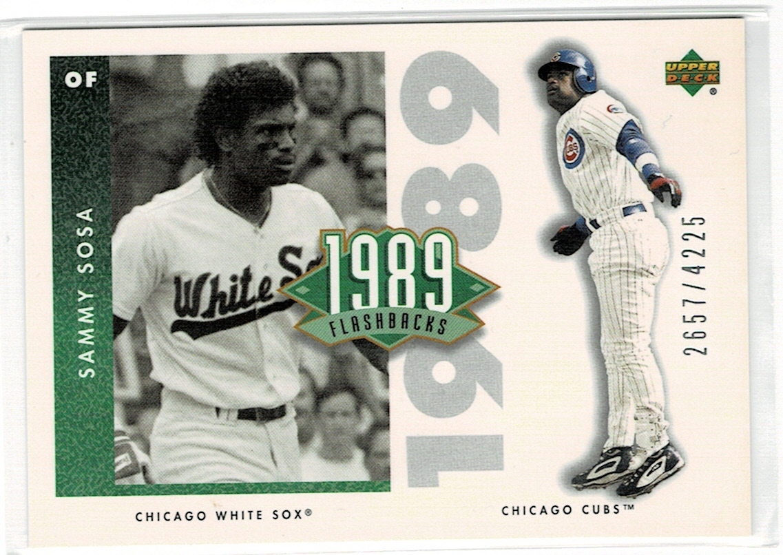 2002 UD Authentics Sammy Sosa 1989 Flashbacks拍卖