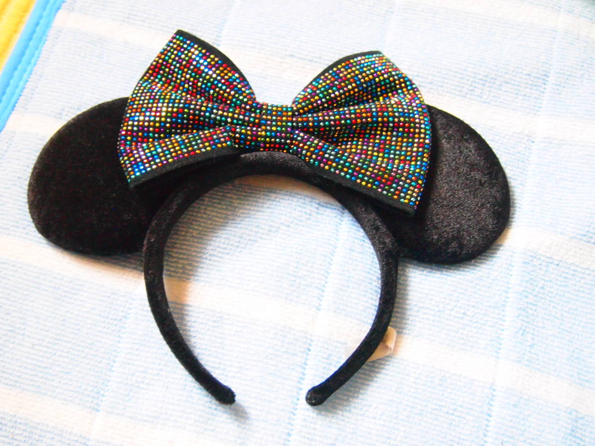 ●ミニーマウス カチューシャ(スパンコール)●拍卖
