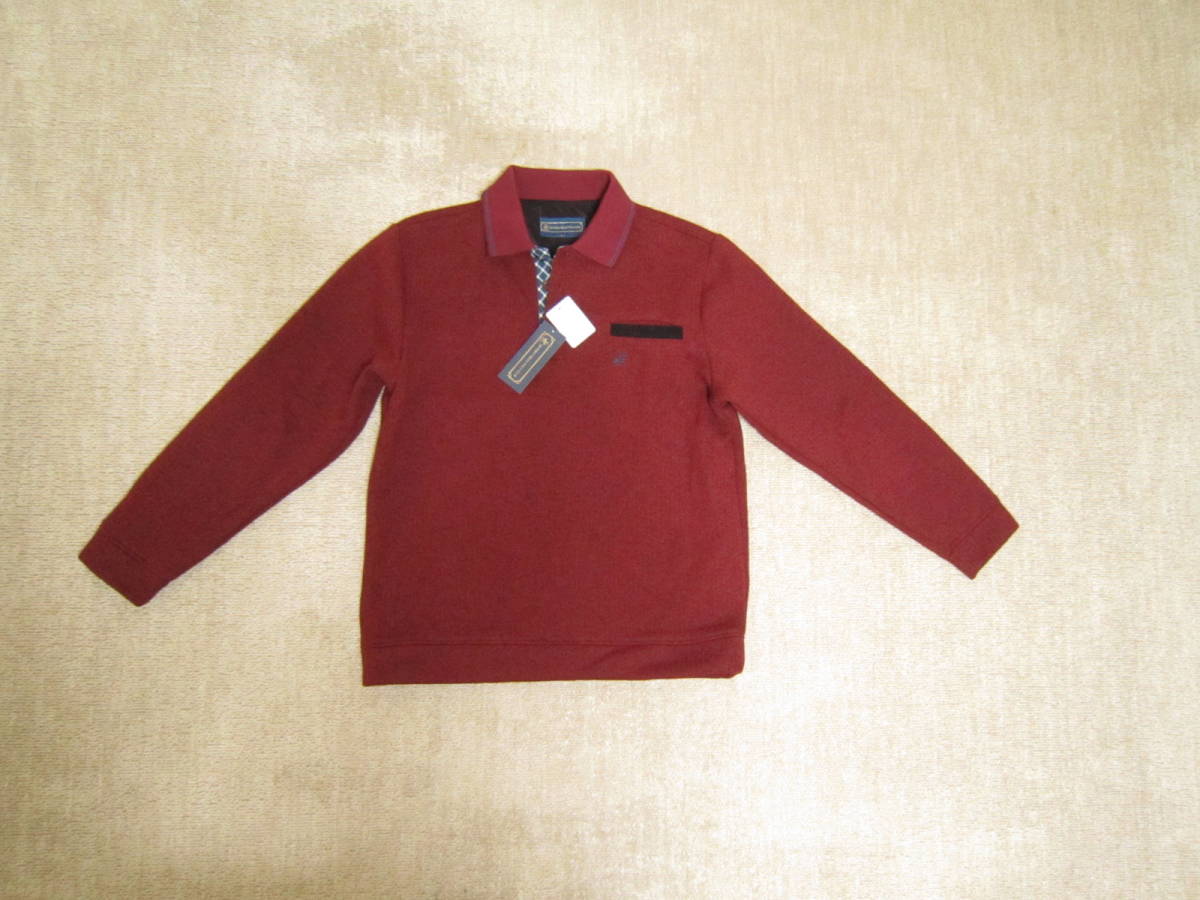 BEVERYLY HILLS POLO CLUB セーター 長袖 無地 ワイン系 L メンズ [dgh拍卖