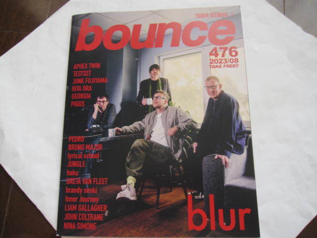 新品 タワーレコード タワレコ bounce 476号 シシド・カフカ ブラー ジョン・コルトレーン リアム・ギャラガー APHEX TWIN拍卖