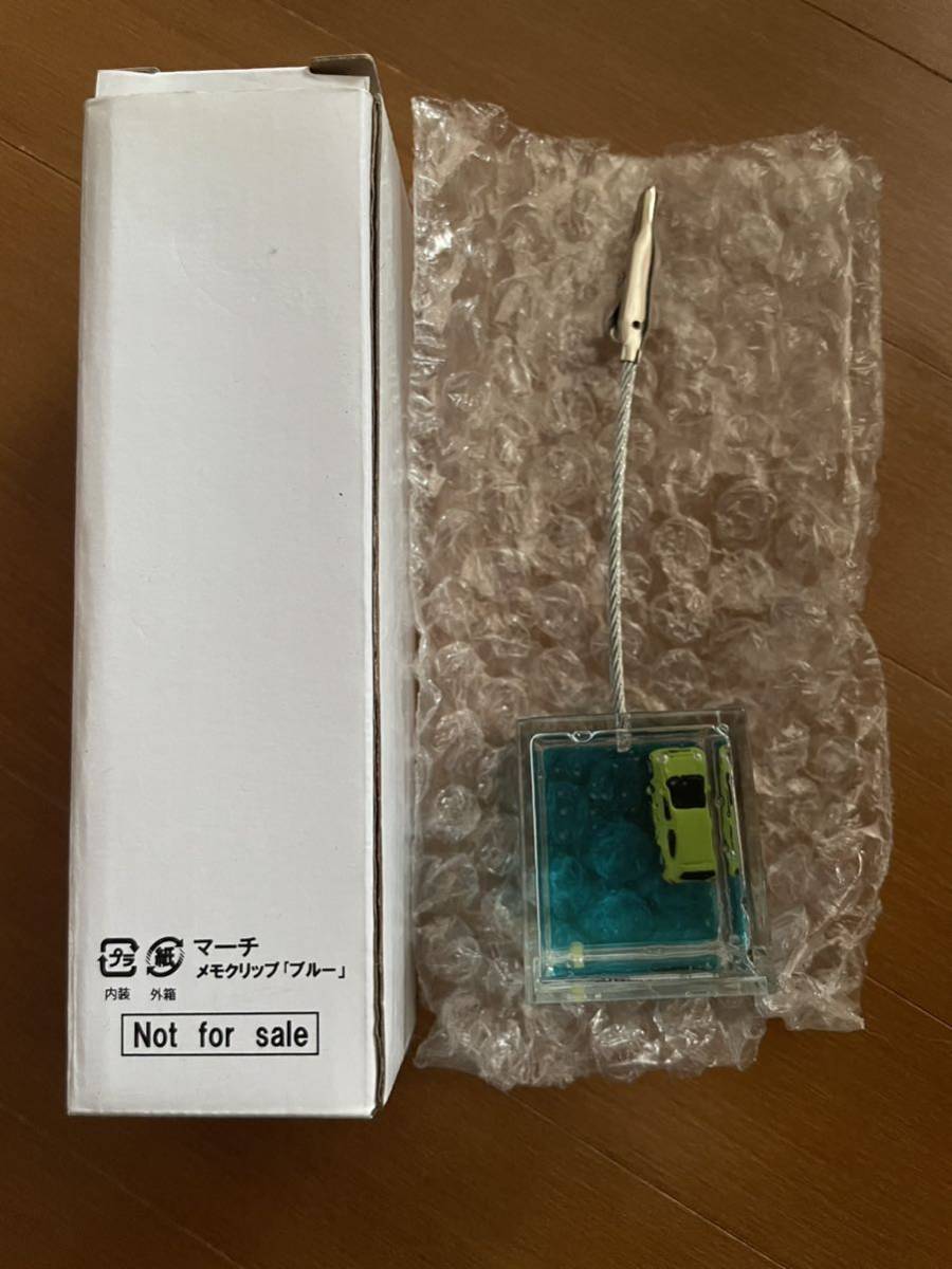 日産 非売品 マーチ メモクリップ ブルー拍卖