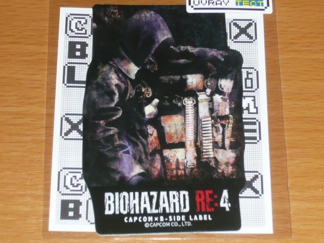 ◆バイオハザードRE:4 ステッカー◆武器商人◆B-SIDE LABEL◆カプコン◆拍卖
