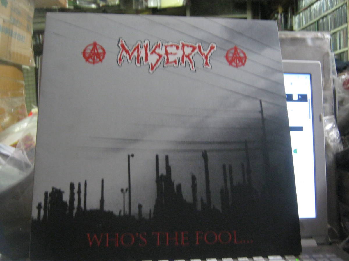 MISERY / WHO'S THE FOOL... ドイツ盤LP Nausea Sin C.O.B.W. Disrespect Hellspawn Tau Cross Bonefire Murderers 拍卖