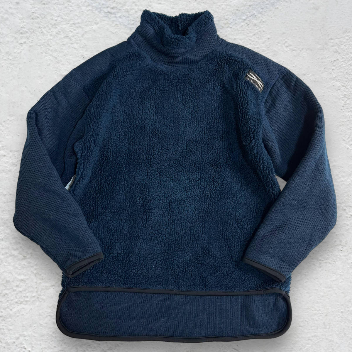 レア物【FANATIC】ファナティック vintage ボアフリース 切替スウェット スノボー ハイネック アウトドア アクティブ スポーツ拍卖