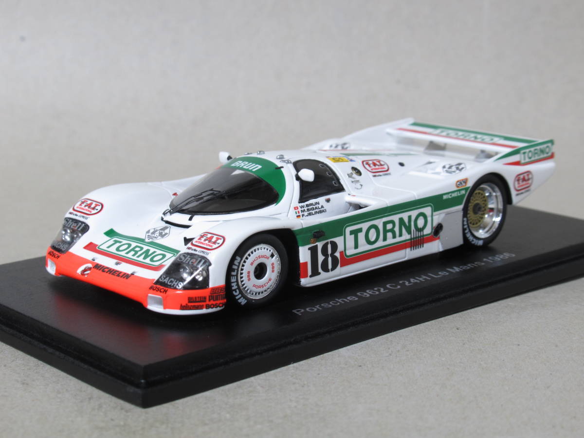 1/43 ポルシェ 962C TORNO ブルン #18 ルマン 1986拍卖