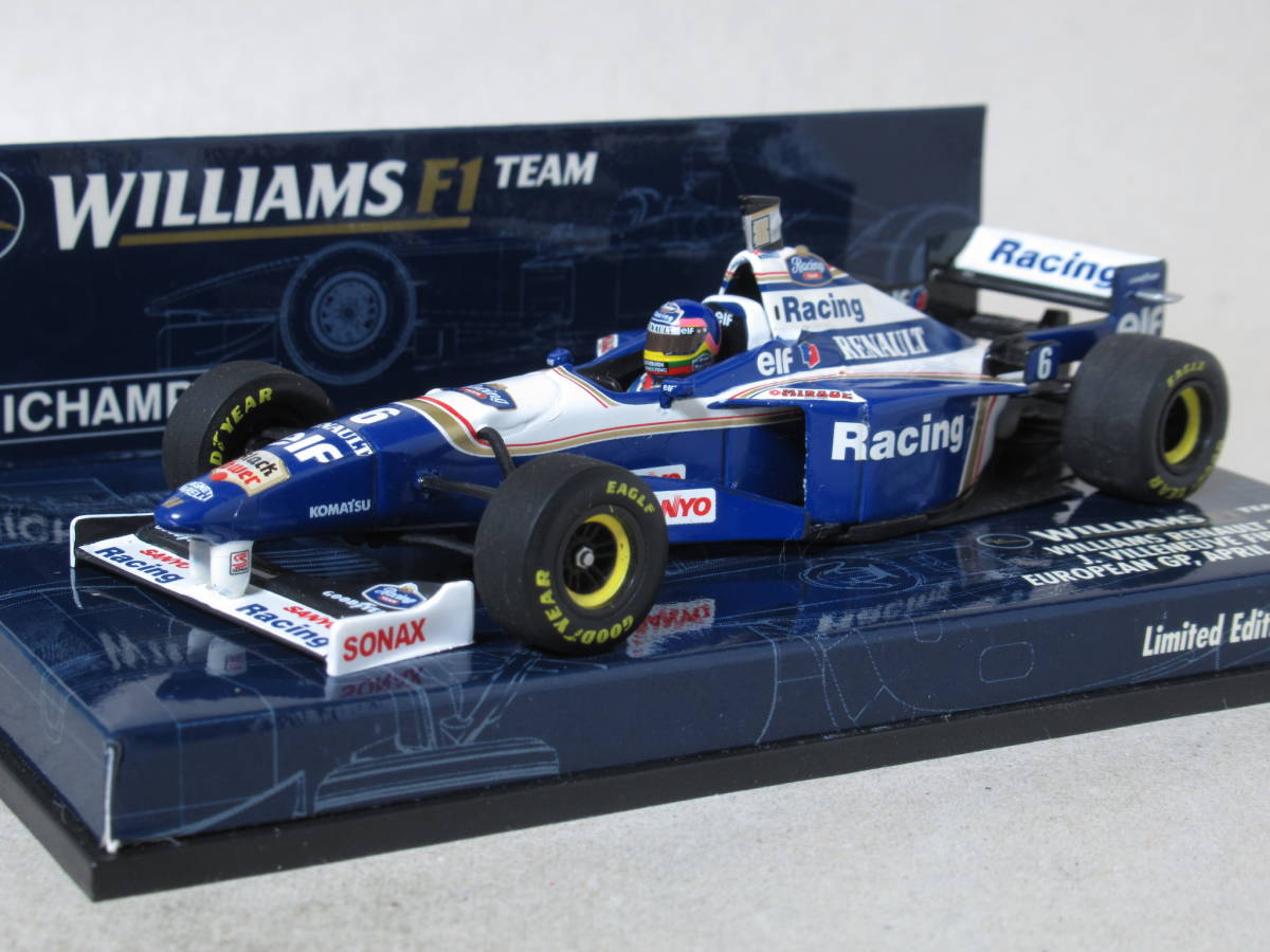 1/43 ウィリアムズルノー FW18 J.ヴィルヌーブ ヨーロッパGP 1996 FIRST WIN拍卖