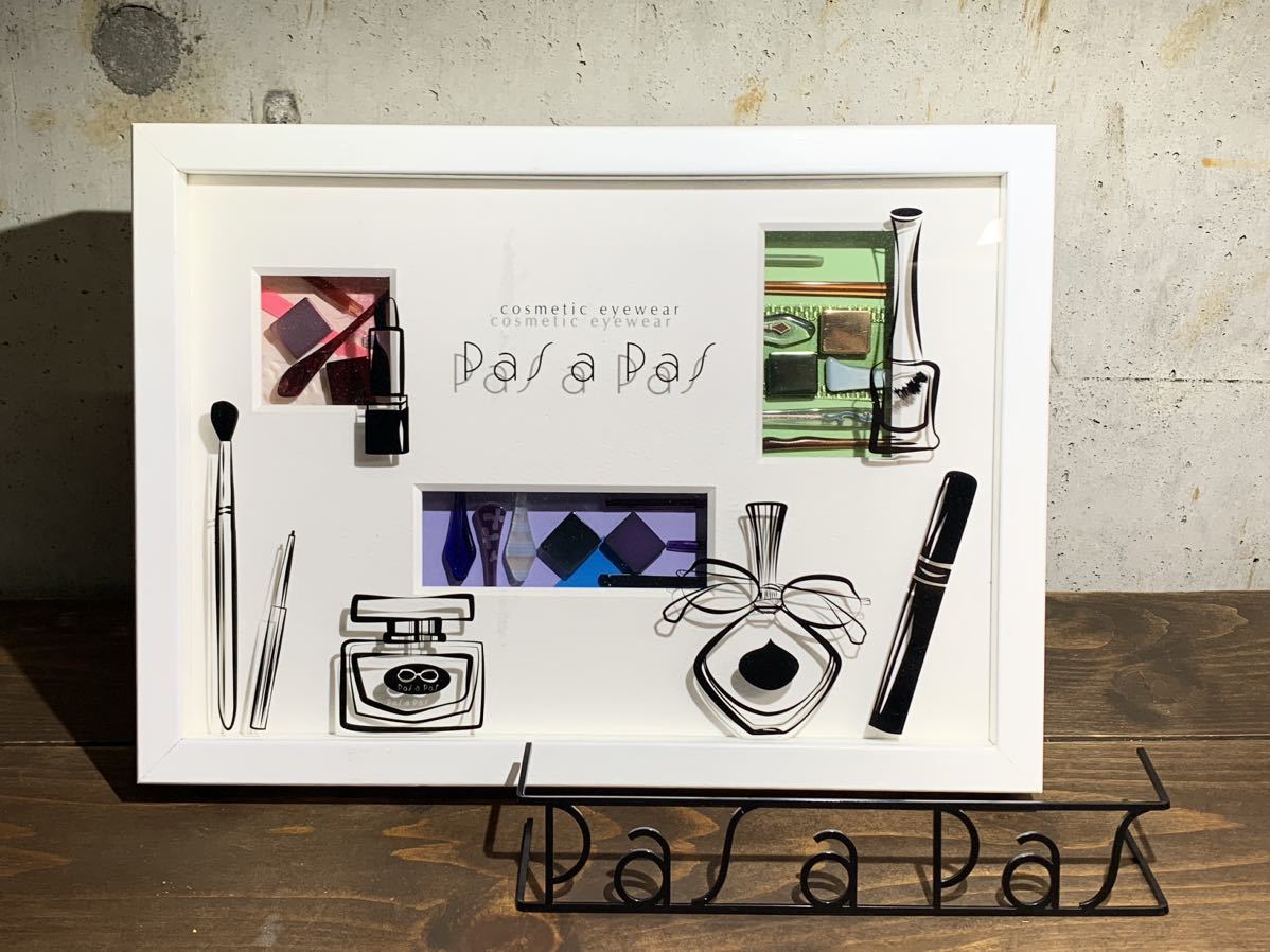 PaS a PaS (パサパ)メガネショップ 店舗什器 額 小物 ディスプレイ ショーケース M02拍卖