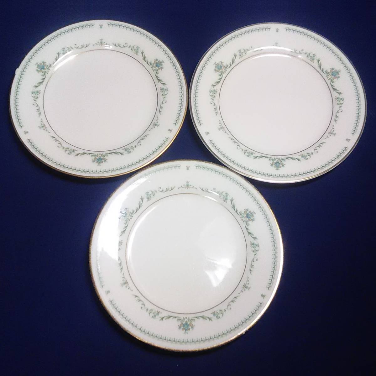 ◆送料無料◆ ノリタケ ブレイクスリー 小皿 3枚 Noritake BRAKESLEY拍卖