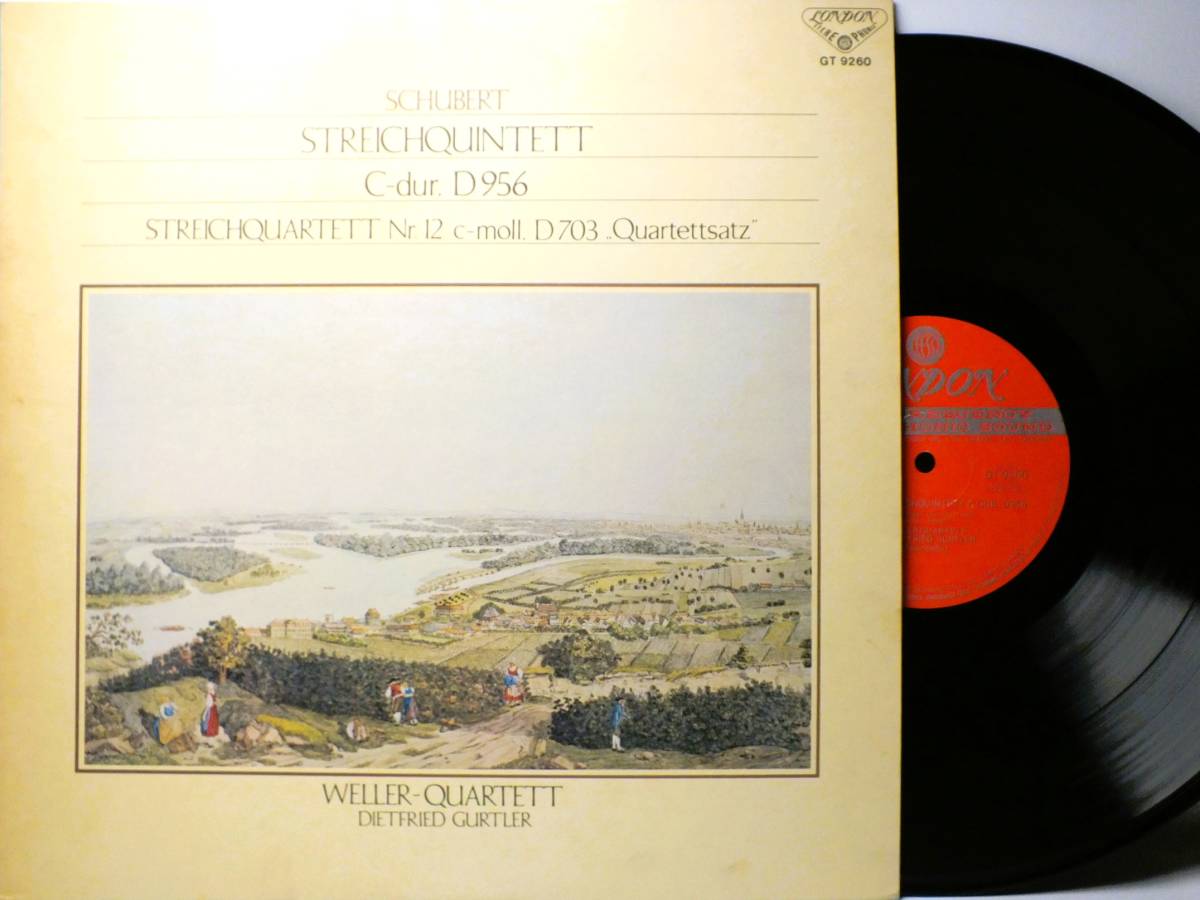 LP GT 9260 ウェラー弦楽四重奏団 シューベルト 弦楽五重奏曲 弦楽四重奏曲 四重奏断章 【8商品以上同梱で送料無料】拍卖