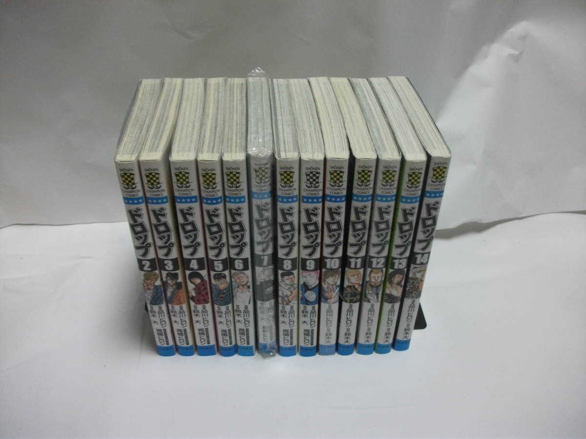【送料無料】 ドロップ 全1~14巻(完結)+ドロップOG アウト・オブ・ガンチュー 全1~26巻(完結) オマケ 小説2冊 計42冊拍卖