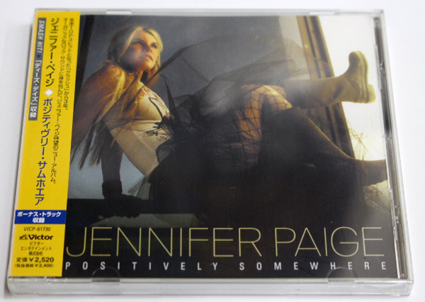 未開封 JENNIFER PAIGE ジェニファー・ペイジ 【POSITIVELY SOMEWHERE ポジティヴリー・サムホエア】拍卖