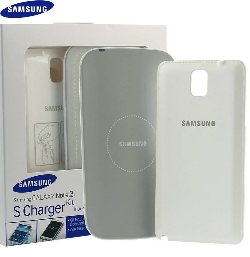 ◆サムスン純正Galaxy Note 3用 Qi ワイヤレス充電キット(ホワイト)6 Samsung wireless kit 【海外版専用】拍卖