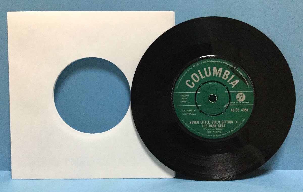 EP 洋楽 The Avons / Seven Little Girls Sitting In The Back Seat 英盤拍卖