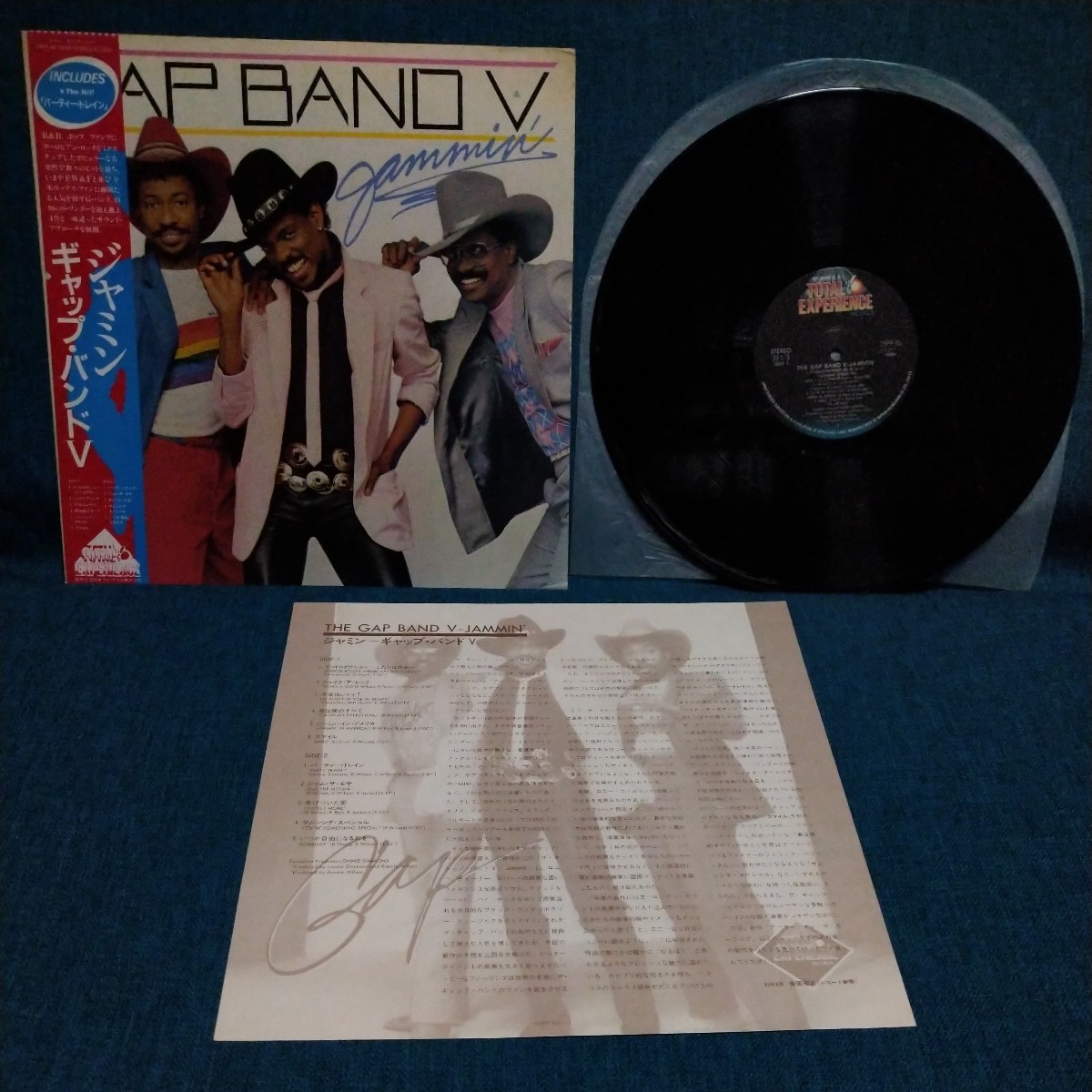 【3000円以上購入で1枚プレゼント!】 LP149 GAP BAND ギャップ・バンド JAMMIN ジャミン 帯付拍卖
