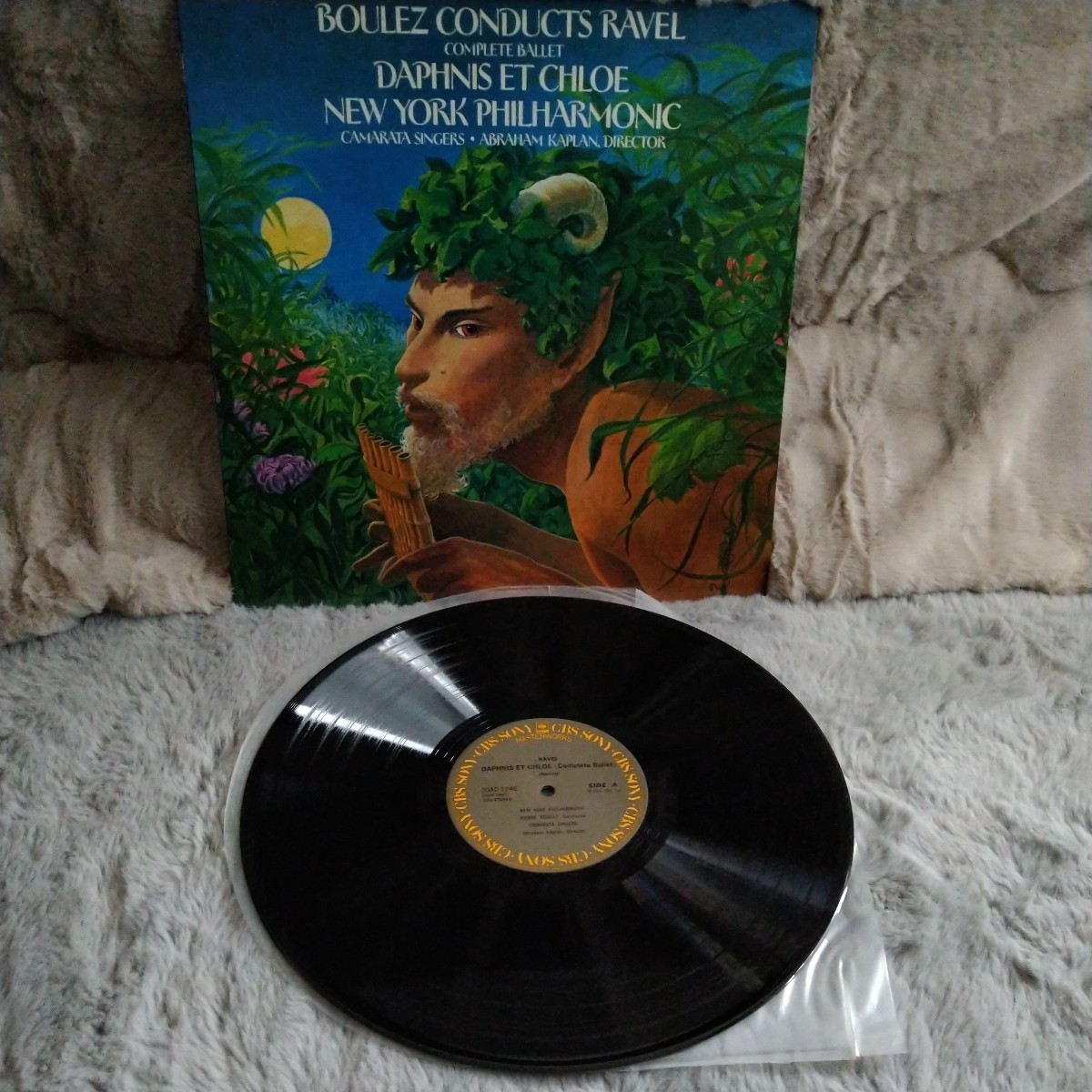 【3000円以上購入で1枚プレゼント!】クラシック005 BOULEZ CONDUCTS RAVELラヴェル バレエ音楽「ダフニスとクローエ」全曲拍卖