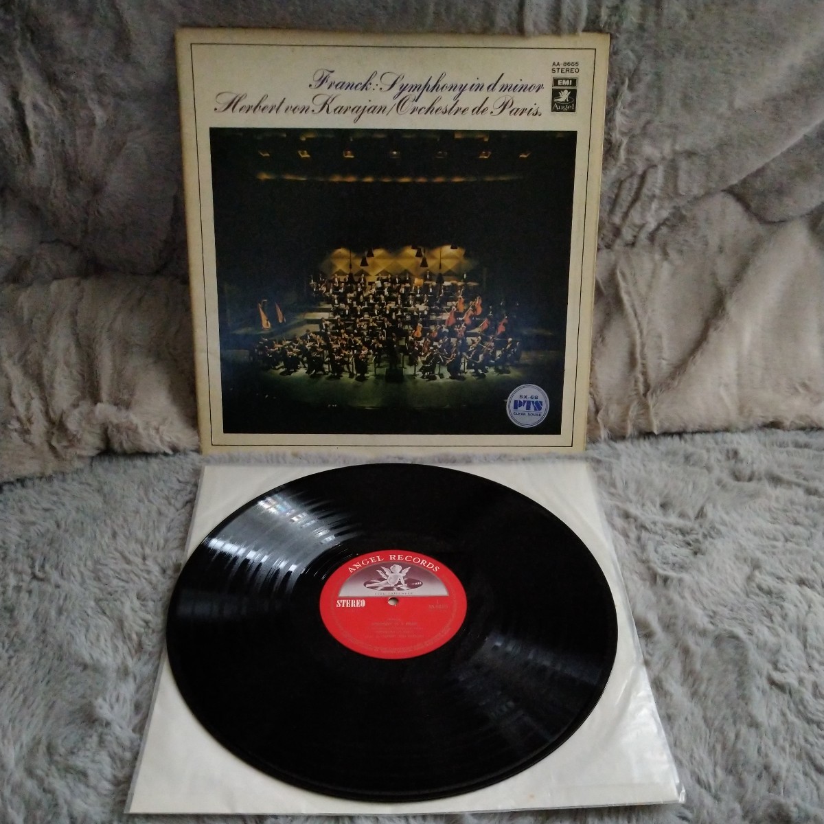 【3000円以上購入で1枚プレゼント!】クラシック010 セザール・フランク 交響曲ニ短調ヘルベルト・フォン・カラヤン指揮パリ管弦楽団拍卖