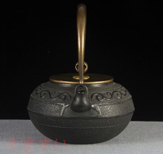 新入荷☆鉄器 老鉄瓶 提梁壺★新品 茶道具対応 鉄やかん 鉄分補給 鉄びん拍卖