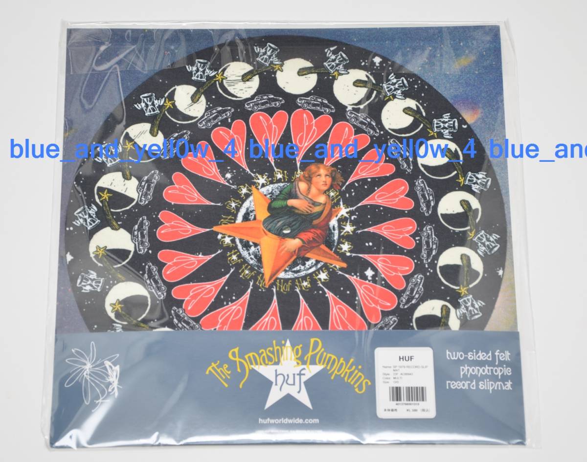 ■新品 HUF X SMASHING PUMPKINS 1979 RECORD SLIPMAT レコード スリップマット スマッシングパンプキンズ スマパン Mellon Collie拍卖