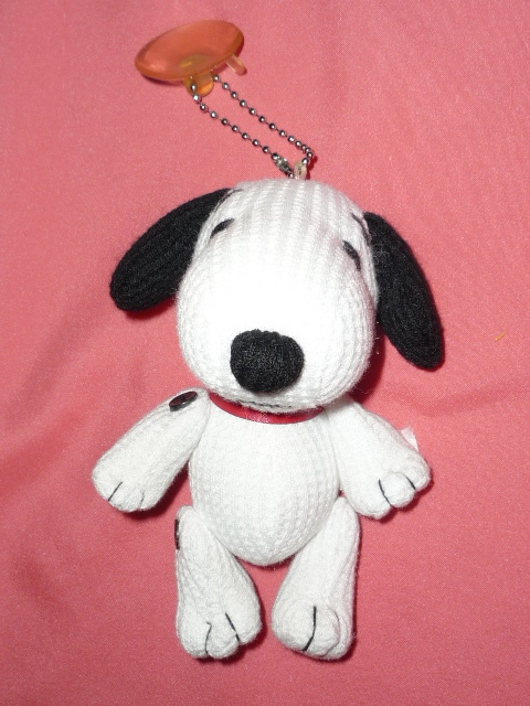 激レア!カワイイ♪ スヌーピー 吸盤付 ぬいぐるみキーチェーン①拍卖