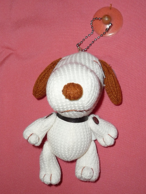 激レア!カワイイ♪ スヌーピー 吸盤付 ぬいぐるみキーチェーン②拍卖