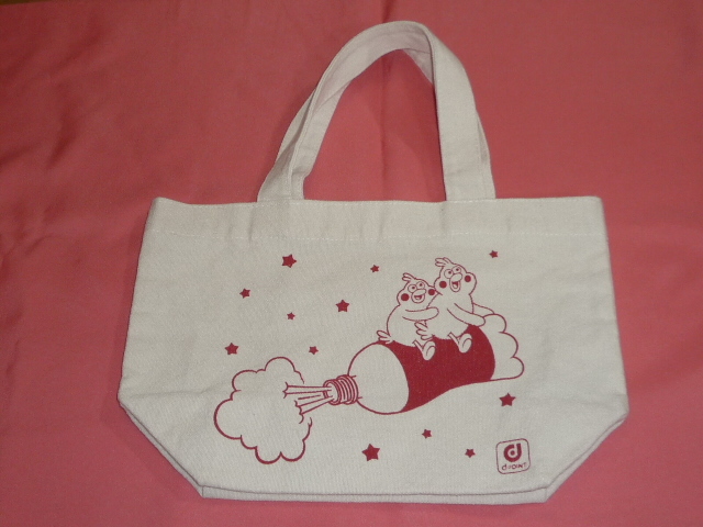 激レア!カワイイ♪2017年 NTTドコモ キャラクター ポインコ トートバッグ(非売品)拍卖