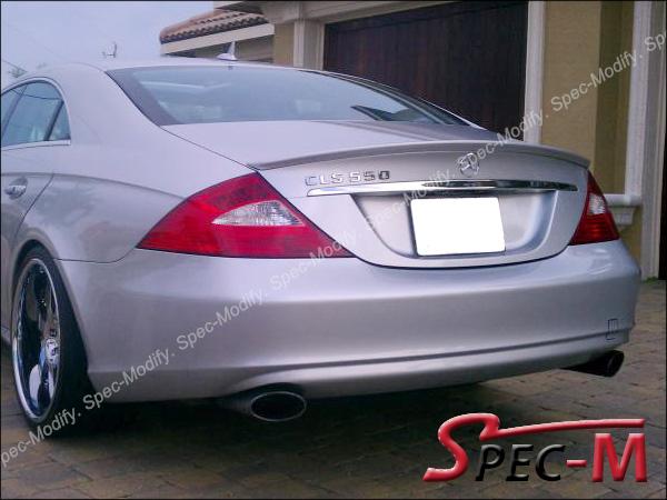 ベンツ 2004-2010 W219 CLS350 CLS500 CLS63 #744/775 イリジウム シルバー色付品リアトランクスポイラー拍卖