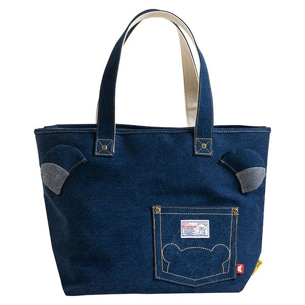 ★リラックマ★ フェイス リラックマ ★デニム★トートバッグ★拍卖