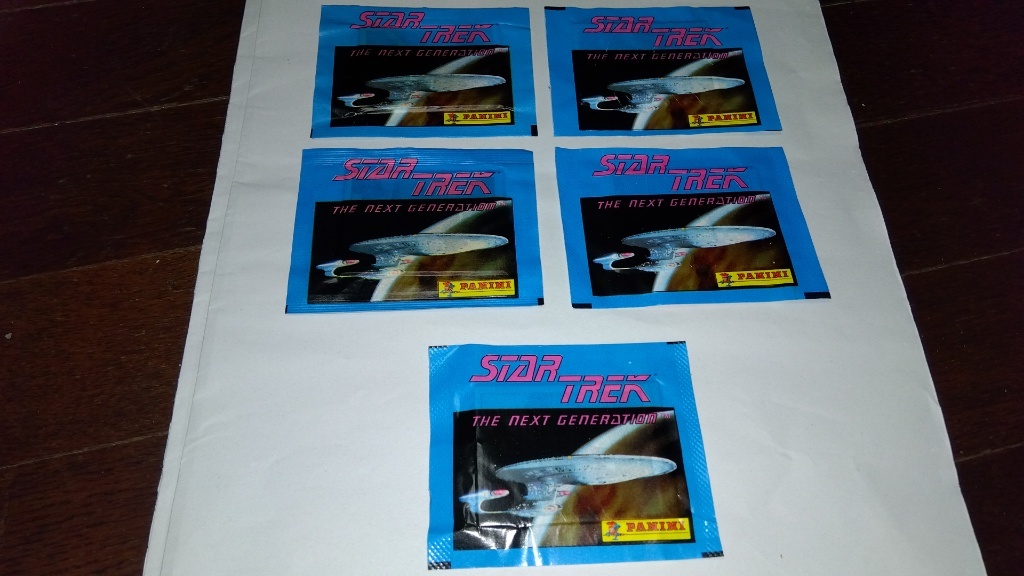 スタートレック ネクストジェネレーションステッカーパック 5パックセット拍卖