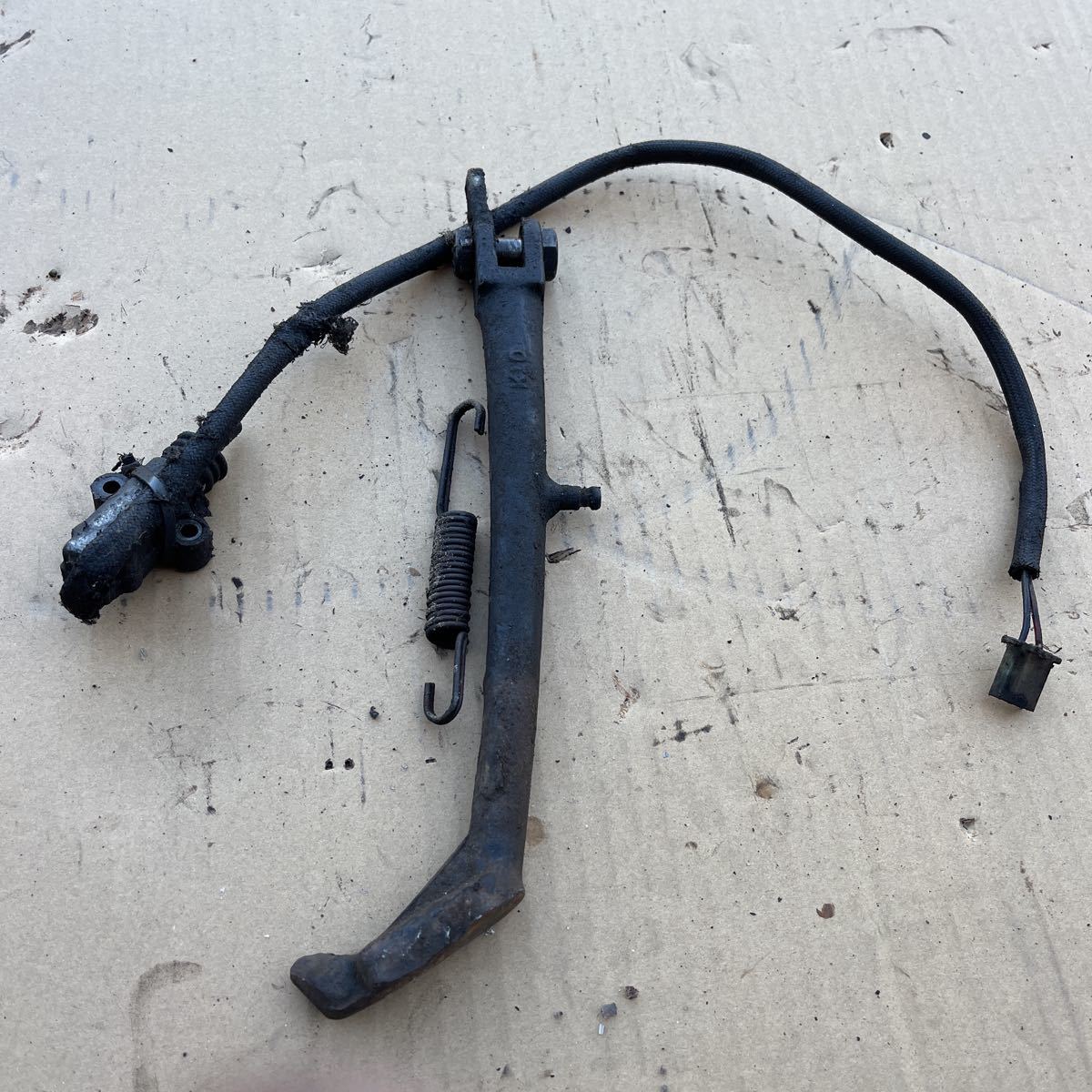 JPO-10 カワサキ GPZ900R ニンジャZX900A 純正サイドスタンド、スタンドセンサーセットGPZ750R拍卖