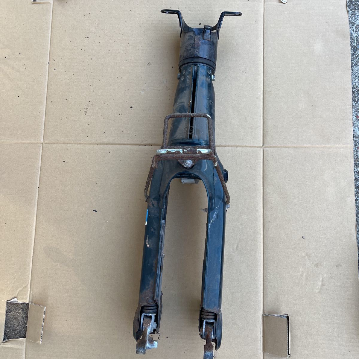 JPO-11ホンダ スーパーカブ90 HA02 丸目カブ ステップ アンティーク レトロ フロントフォーク拍卖