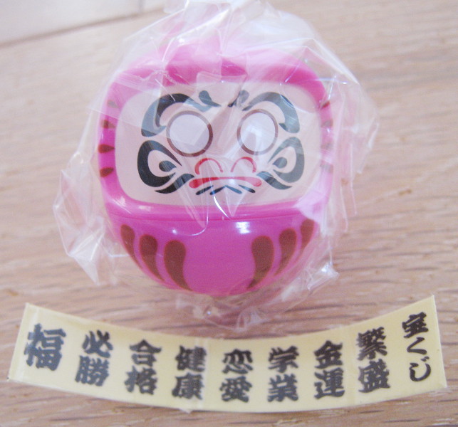 ■未開封★ダルマ・達磨 フィギュア★願い事が叶って超ラッキー!!★桃■拍卖