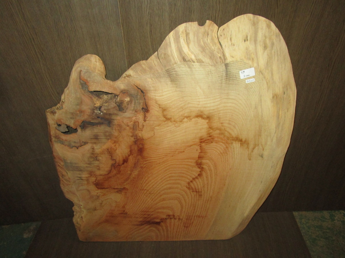 9091213 欅◇68cm×65cm×3cm☆無垢板1枚板 木材 板 DIY 板材 天板 棚板 テーブル 看板 花台など種類豊富!拍卖