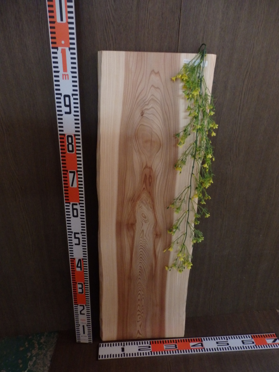 0091533 杉●99cm×31.5cm×3cm☆無垢板1枚板 木材 板 DIY 板材 天板 棚板 テーブル 看板 花台など種類豊富!拍卖