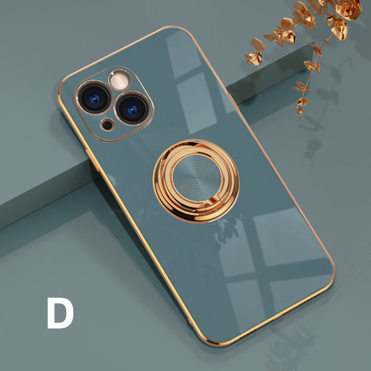 iPhone 15ケース iPhone15 カバー アイフォン15 ケース Apple 6.1インチ スマートフォンカバー メッキ背面カバー リング付き スタンド 薄型拍卖