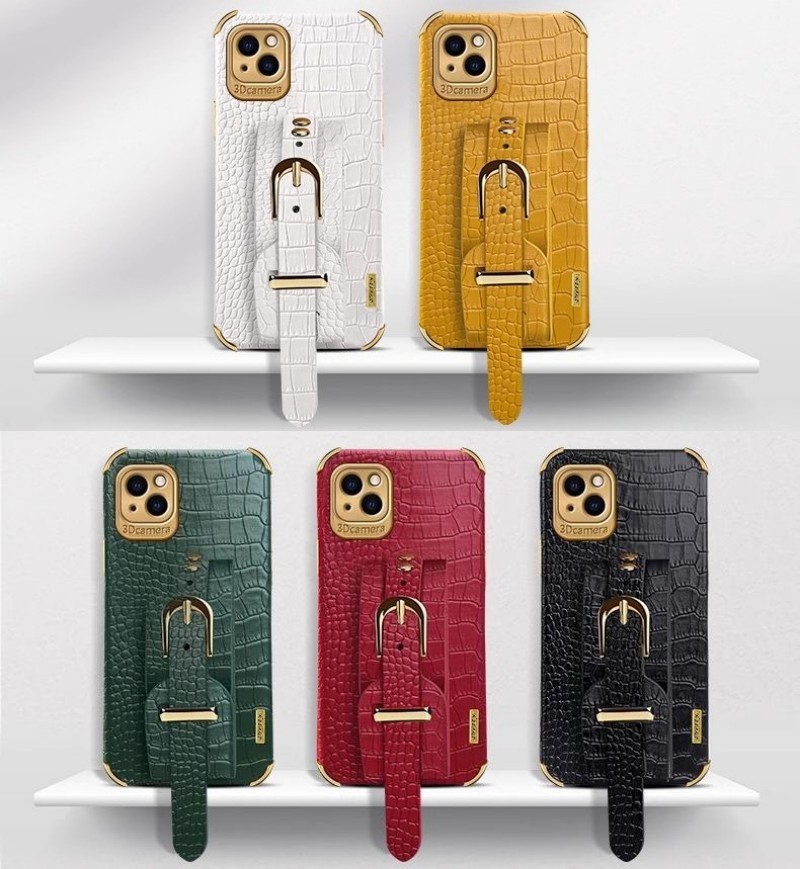 iPhone15 Plus ケース アイフォン15 プラス ケース 6.7インチ スマートフォンカバー ベルト 背面カバー スタンドタイプ ワニ柄 保護カバー拍卖