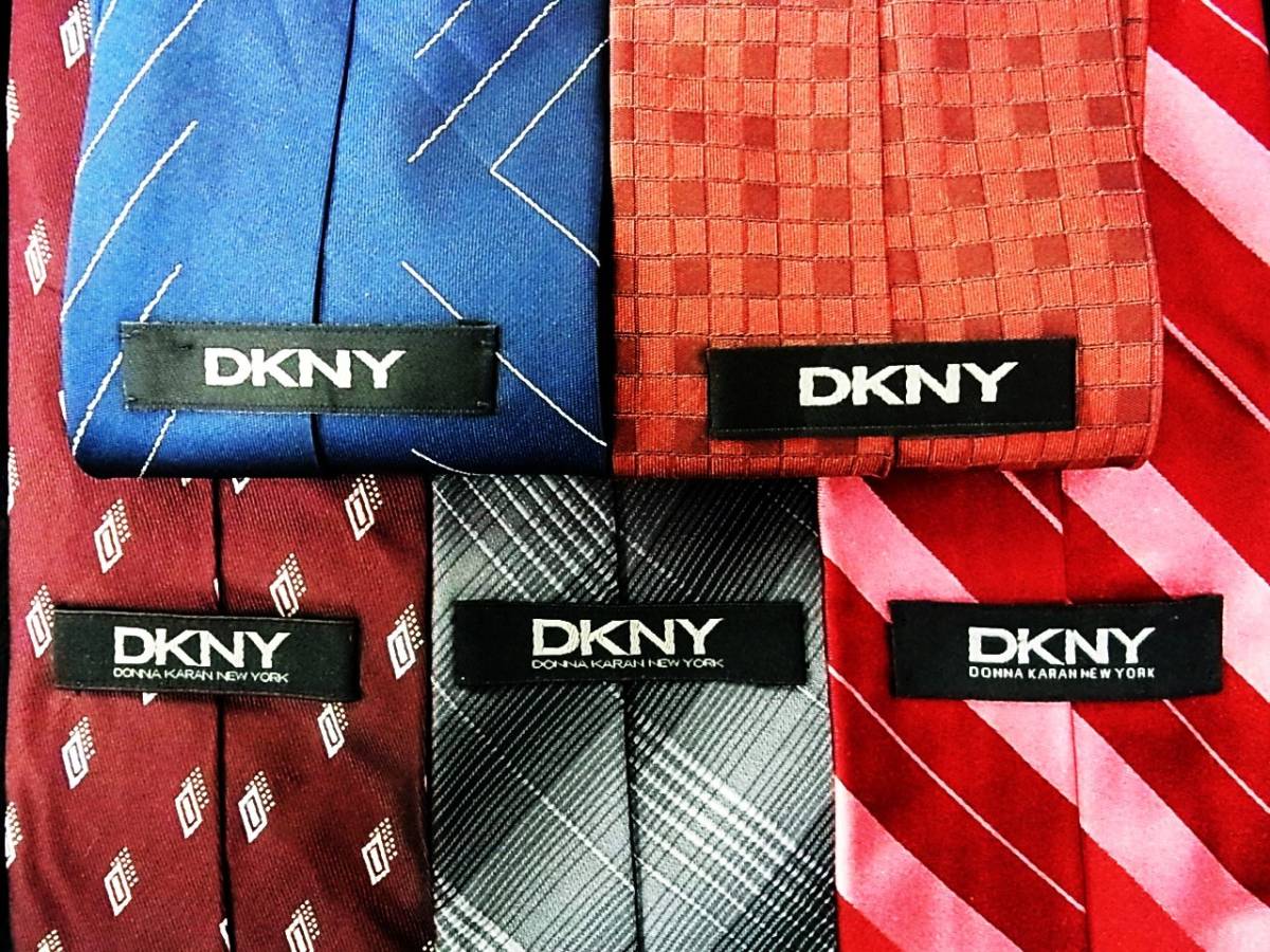 ■即決セール■J1102■ 5本セット全て【DKNY】ダナキャラン ニューヨークのネクタイ拍卖