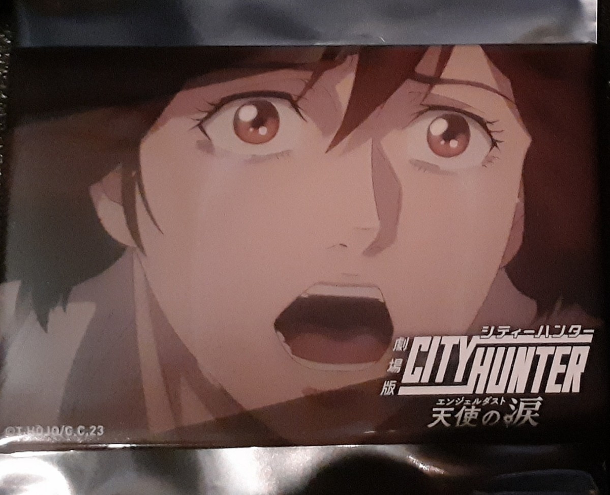劇場版 シティーハンター 天使の涙 エンジェルダスト 劇場限定ポップコーン特典 スクエア型缶バッジ 槇村香拍卖