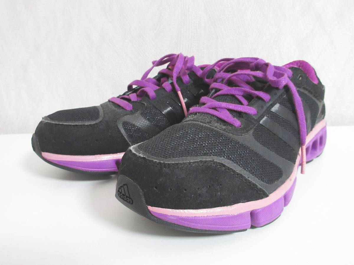 アディダス adidas スニーカー Q23747 黒 紫 22.5 irmri 北6450拍卖