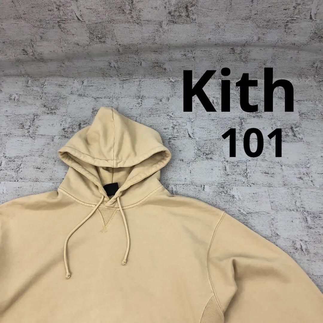 Kith 101 21AW ヴィンテージ加工 フーディー プルオーバーパーカー W16278拍卖
