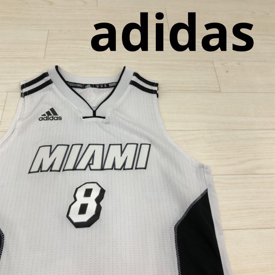 adidas アディダス マイアミヒート タイラージョンソン ゲームシャツ W16939拍卖