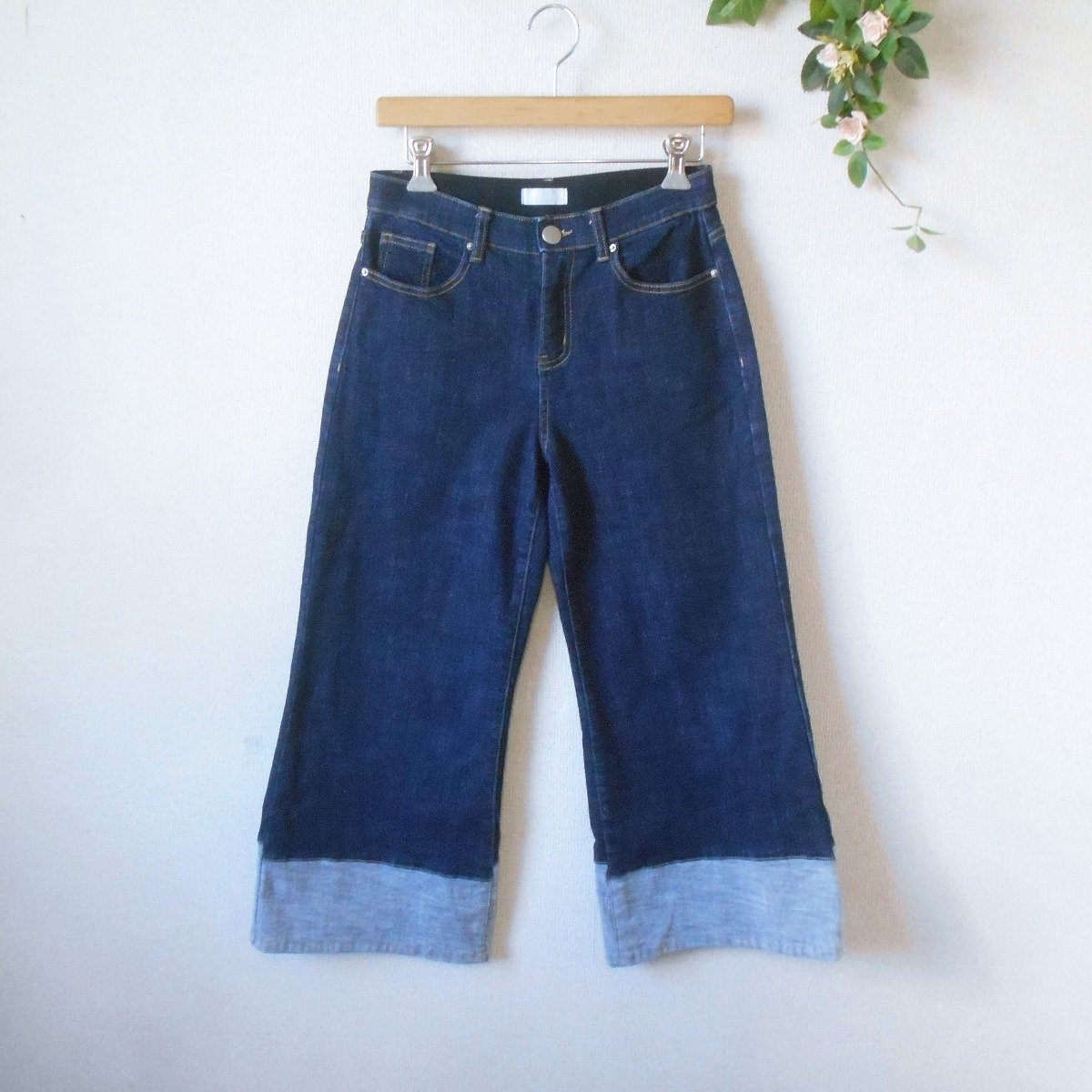 インディマーク INDIMARK ジーンズ ジーパン デニム ワイドパンツ バギー パンツ レディース M拍卖