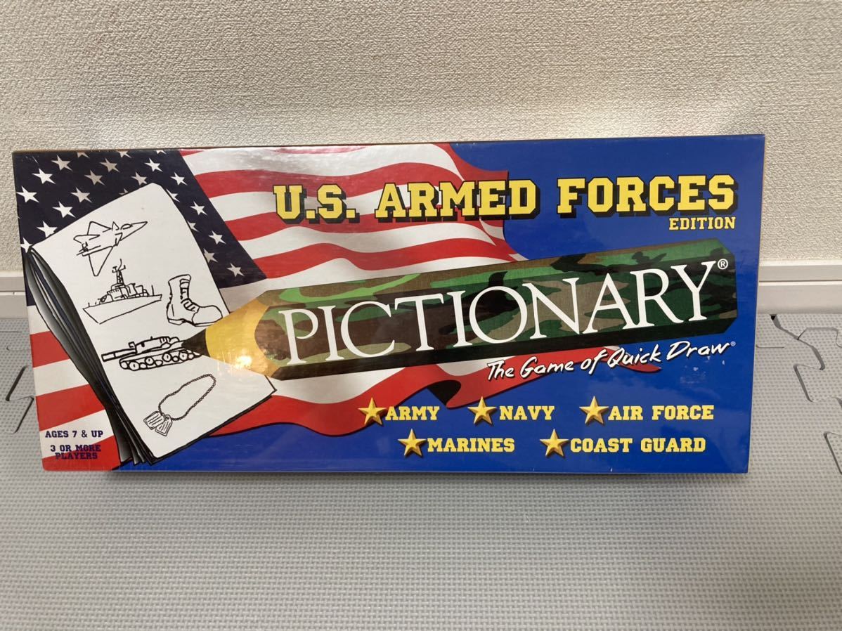 ピクショナリー アメリカ軍 未開封品 Pictionary, U.S. Armed Forces Edition, USAopoly 拍卖