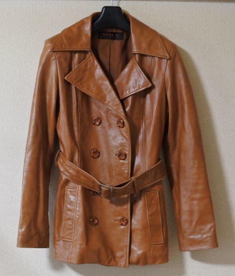 BBX コート 上着 ジャケット 牛革 Mサイズ ブラウン レディース sskmtg j t f 1005拍卖