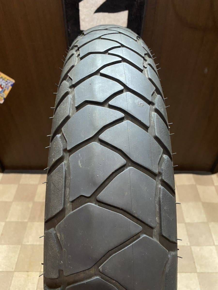中古MCタイヤ MICHELIN ANAKEE ADVENTURE 2CT 120/70R19 ミシュラン アナキー アドベンチャー 120 70 19 0419 K4223拍卖