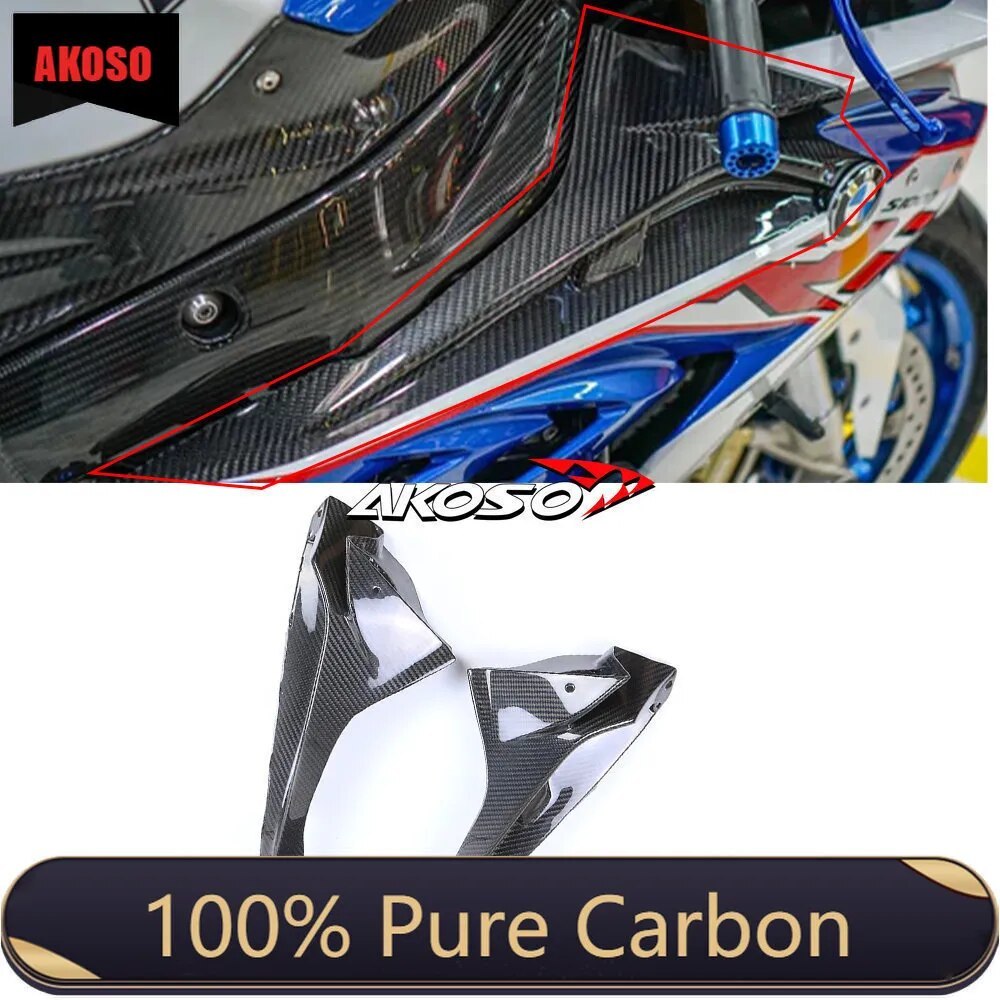 送料無料 Bmw S1000RR 2015-2018 カーボンファイバー サイドフェアリング キット拍卖